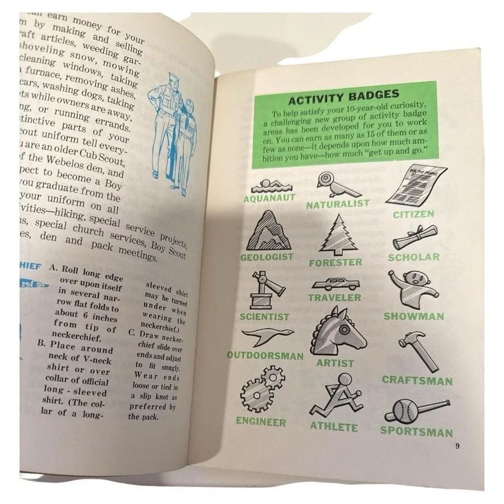 Webelos Boy‎ Scouts of America Scout Book 1967 Vintage